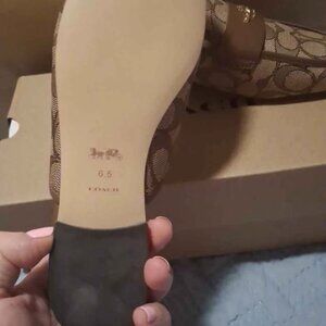 Brand NEW * never used COACH mules 6.5